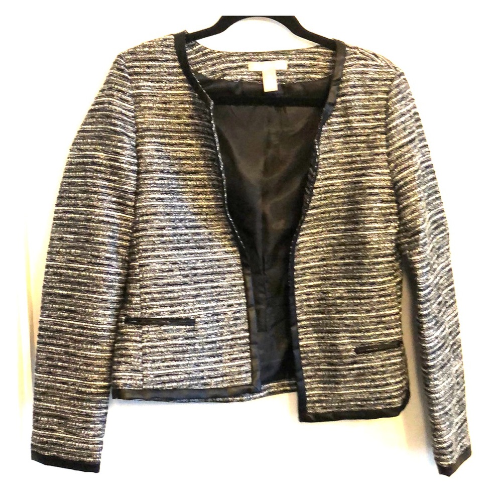 Black and White Banana Republic Blazer